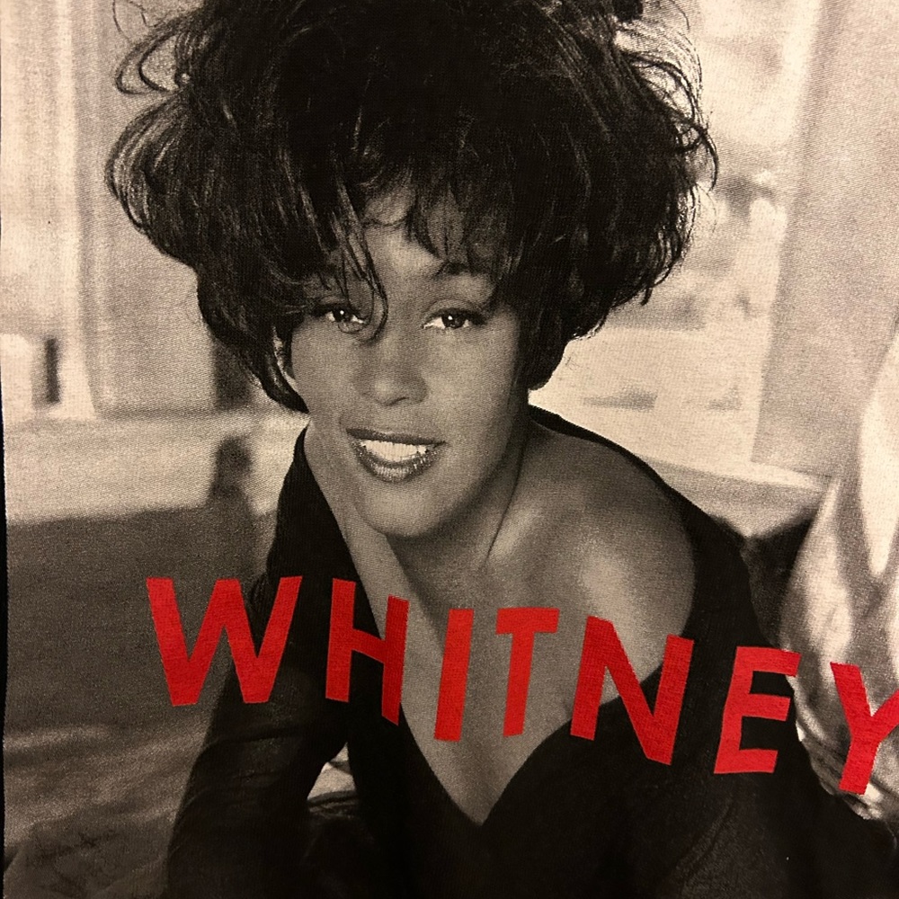 Black Whitney Houston T-shirt - Picture 5 of 5